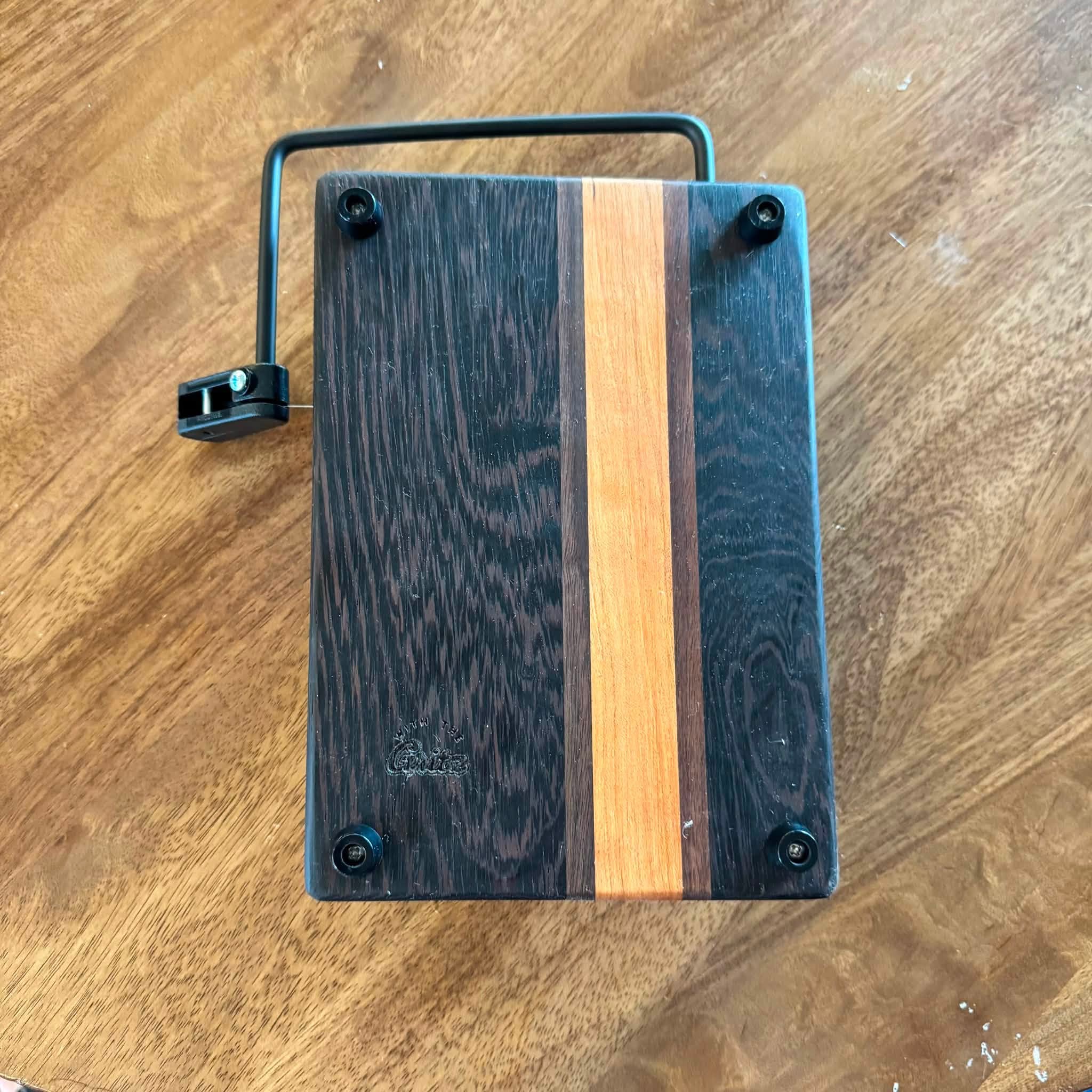 Exotic Wood Cheese Slicer | Offset Stripe