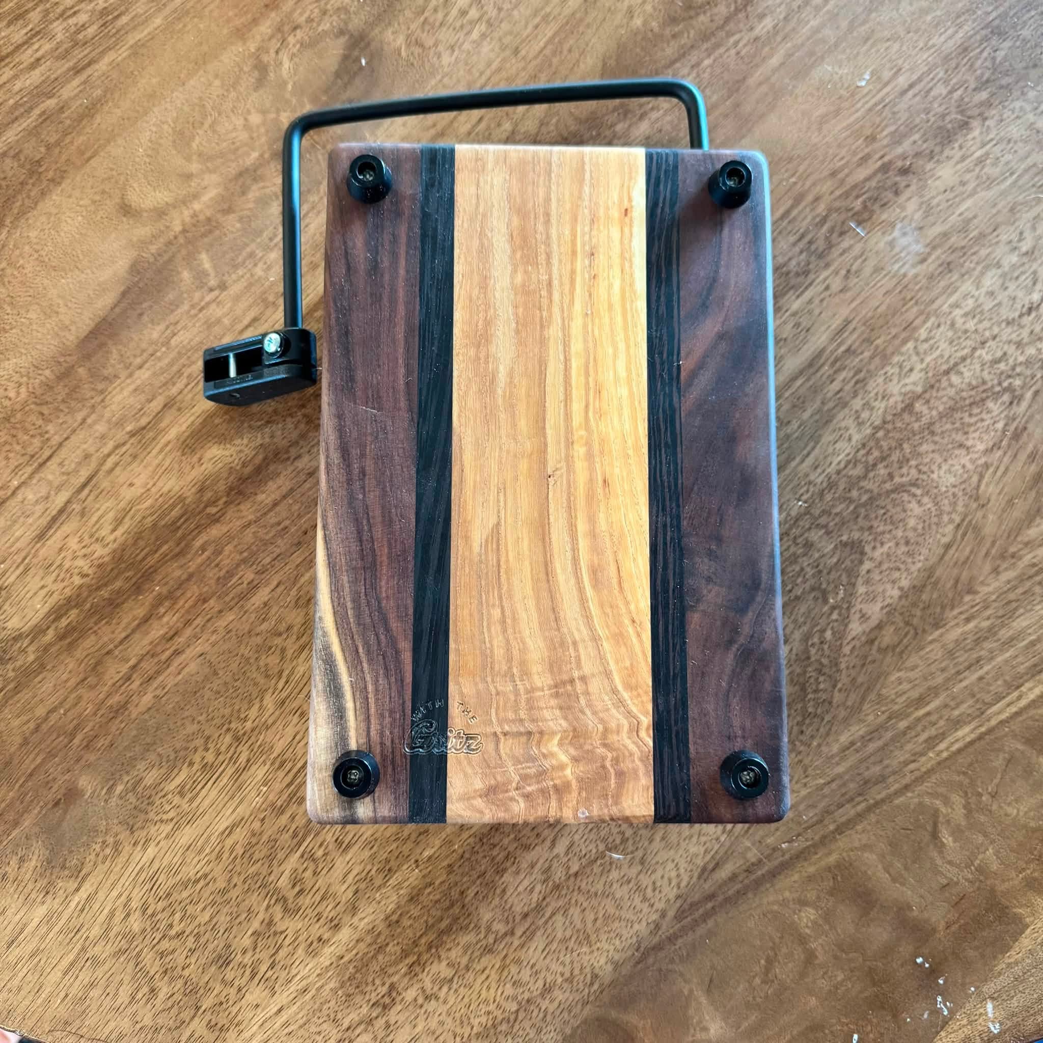 Exotic Wood Cheese Slicer | Center Stripe