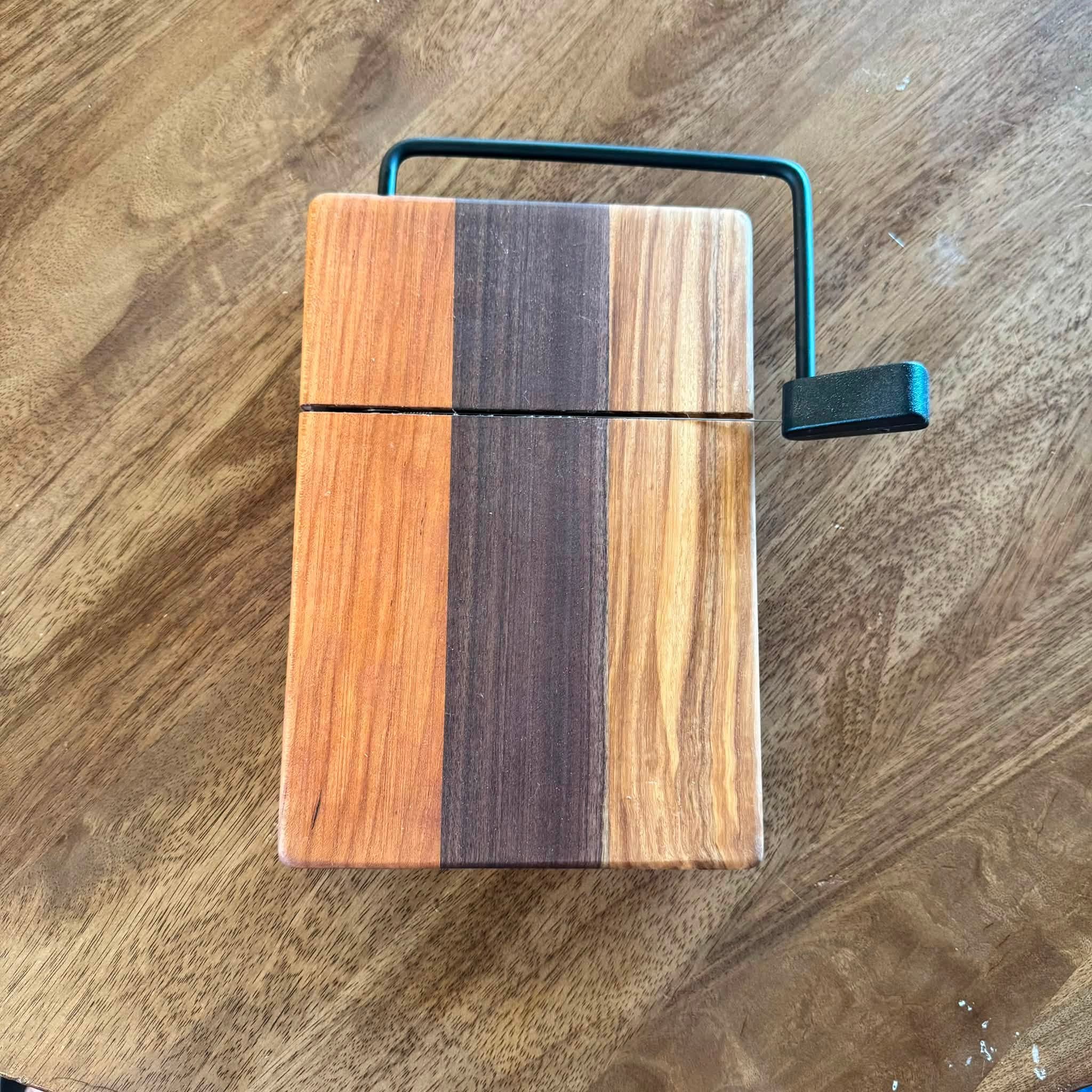 Exotic Wood Cheese Slicer | Three Piece