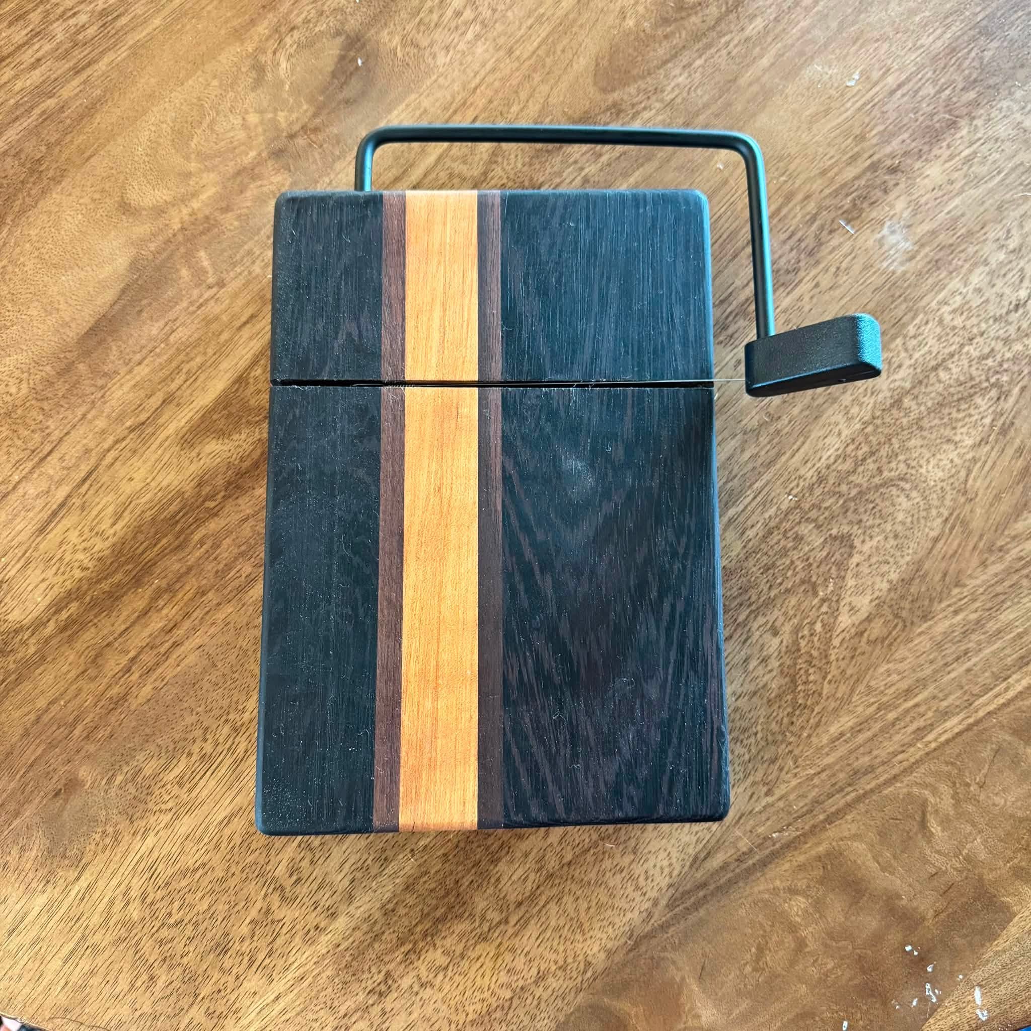 Exotic Wood Cheese Slicer | Offset Stripe