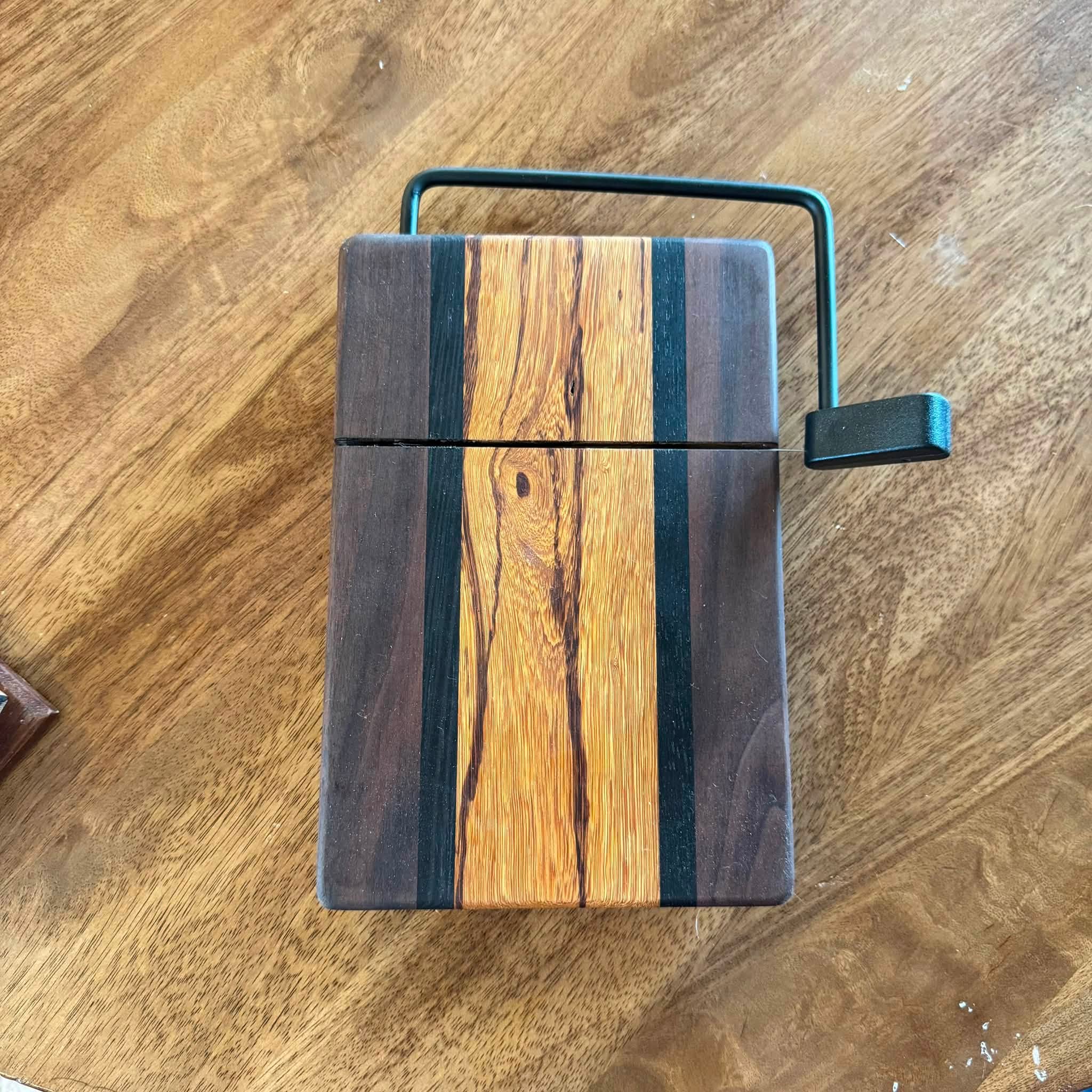 Exotic Wood Cheese Slicer | Center Stripe
