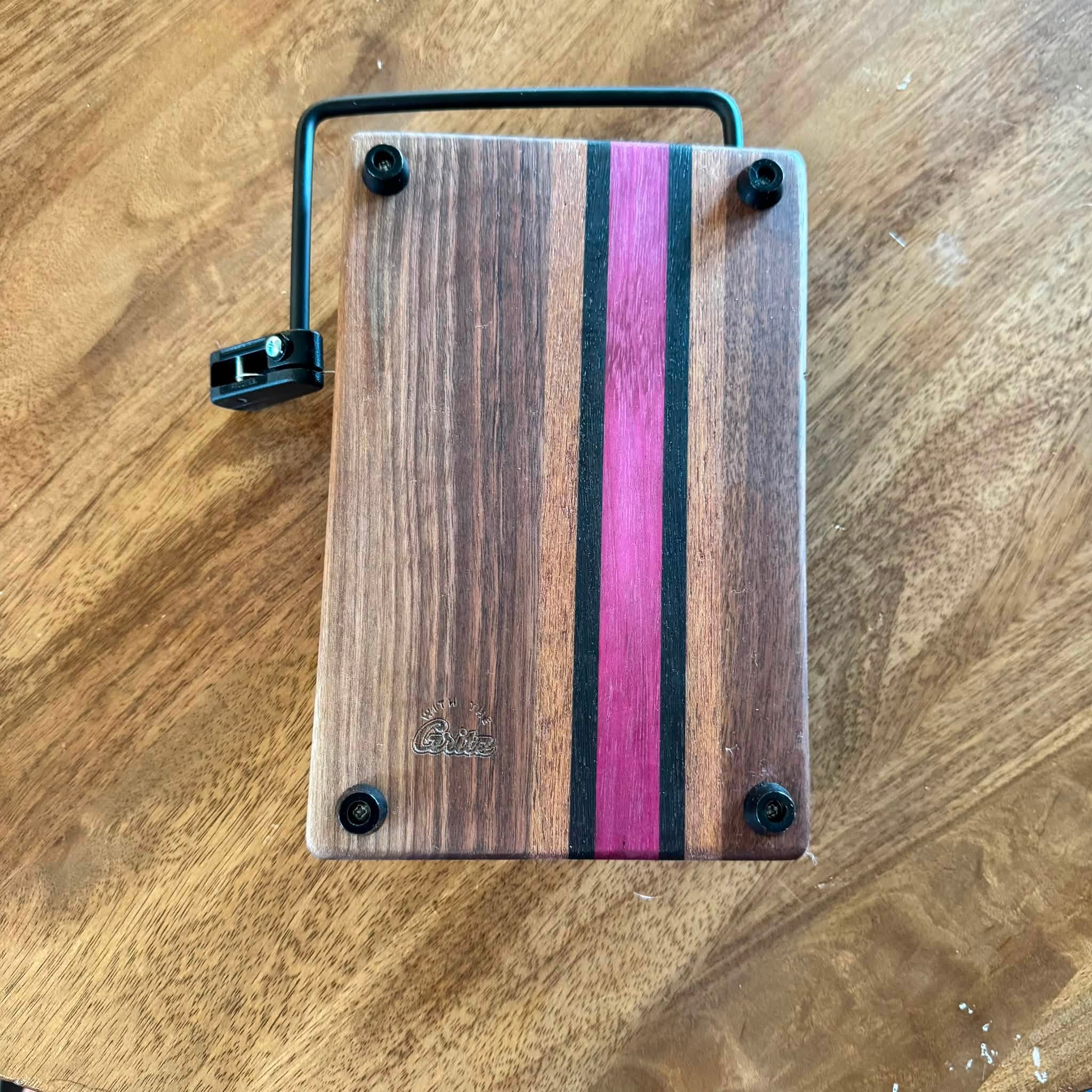 Exotic Wood Cheese Slicer | Five Piece Stripe