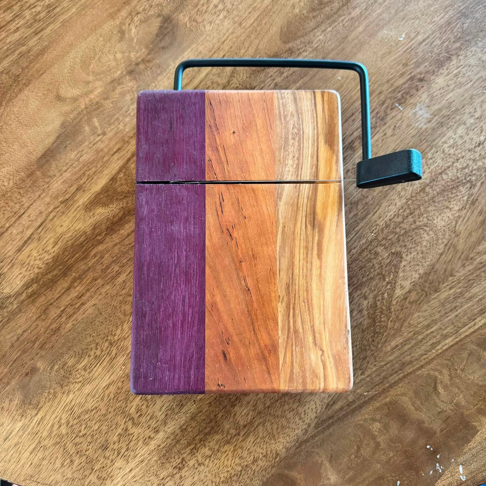Exotic Wood Cheese Slicer | Three Piece