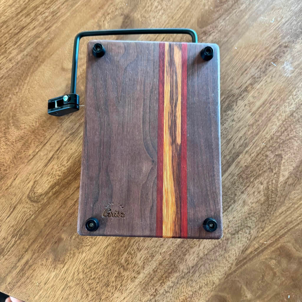 Exotic Wood Cheese Slicer | Offset Stripe